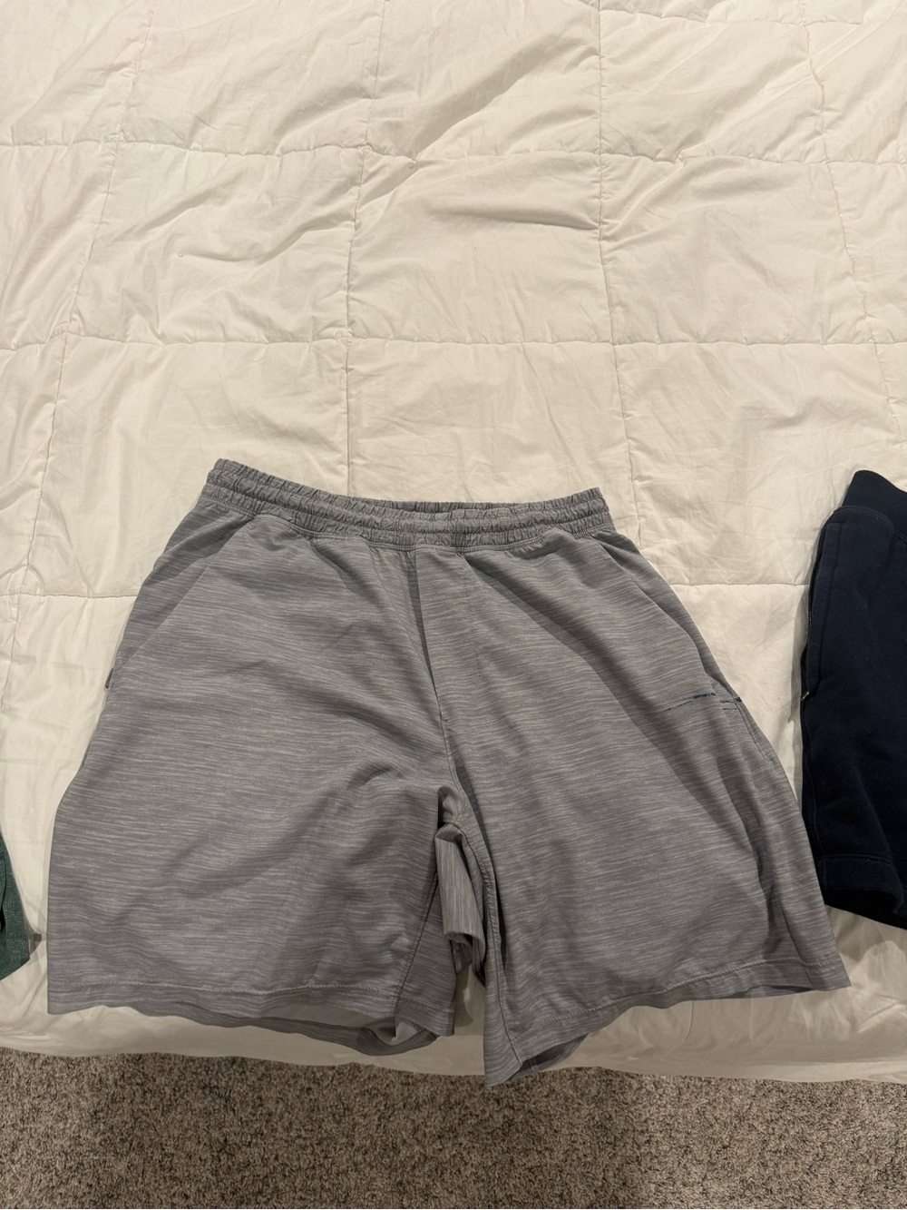 lululemon athletica Men's Heather Gray Athletic Shorts